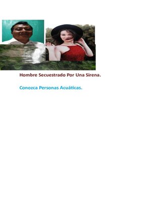 cover image of Hombre Secuestrado Por Una Sirena